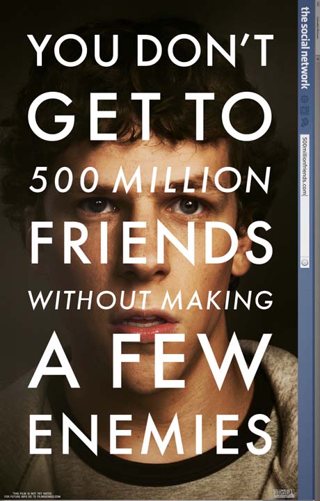 THE SOCIAL NETWORK MOVIE POSTER