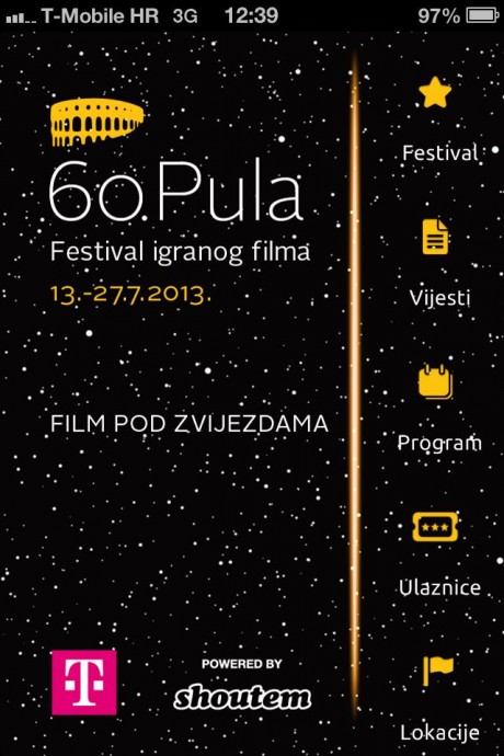 Pula Film Festival Aplikacija
