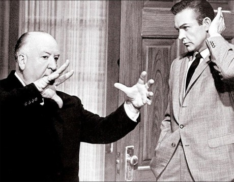 Majstor napetosti Conneryju daje instrukcije na setu filma Marnie